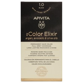 APIVITA My Color Elixir, Βαφή Μαλλιών No 1.0 - Μαύρο